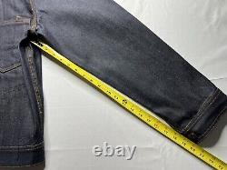 $1299 XL 36x35 PRPS Mens 2 Piece Jacket Pant Set Indigo Raw Selvedge Jean Outfit