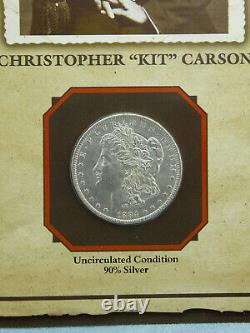 1884-O Morgan Dollar Uncirculated 90% Silver $1 Chrstopher KIT Carson