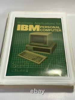 1983 Business Applications For IBM PC Software Kit Brady New! Rare
