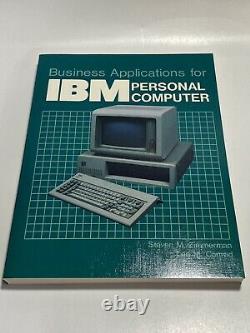 1983 Business Applications For IBM PC Software Kit Brady New! Rare