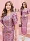 1set Loofah Prae Wa Kalasin Blous+skirt Thai Costumes Thai Women Outfit 36-46