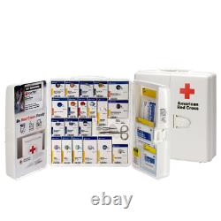 206-Piece Large Business First Aid Kit Smart Compliance Cabinet with Handle