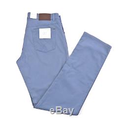 2Pc Outfit Lot NWT SARTORE Blue Plaid Reda Wool Blazer 50 40 + Brax Jeans 33