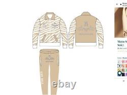 2 piece unisex zebra design outfit set size xl