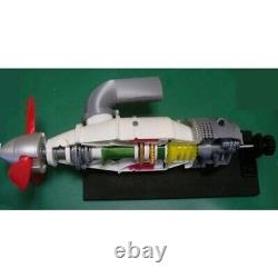 3d printed TURBOPROP ENGINE, FOR BUSINESS AIRCRAFT, FREE TURBINE TYPE, CUTAWAY