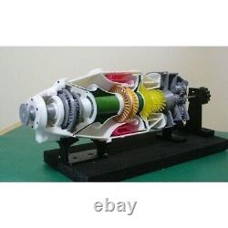 3d printed TURBOPROP ENGINE, FOR BUSINESS AIRCRAFT, FREE TURBINE TYPE, CUTAWAY