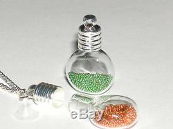400pc MIX Starter up Business Kit Lot Glass Mini bottles vials charms pendants