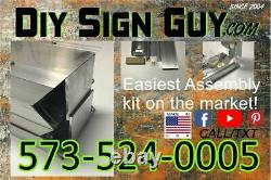 4x8 Outdoor L. E. D Sign Box DIY KIT! BUSINESS SIGN