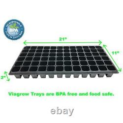 72 Cell SEED STARTER PROPAGATION KIT TRAY Seedling Plant Clone Greenhouse Dome