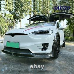 AERO Style Carbon Fiber Front Spoiler Body Kit for 2015-2020 Tesla Model X SUV