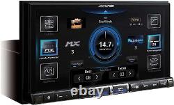 Alpine iLX-507 Wireless Apple CarPlay/AA Car Stereo Deluxe System Upgrade Bundle