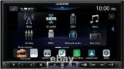 Alpine iLX-507 Wireless Apple CarPlay/AA Car Stereo Deluxe System Upgrade Bundle