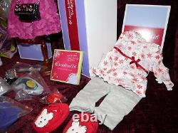 American Girl Doll Busy Day Outfits Snow Boarding Holiday Party Pajamas NEW