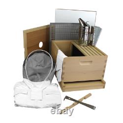 Amish Made Busy Bees'N' More 10 Frame Beehive Starter Kit With Accessories