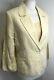 Bnwt Peter Martin Cream Gold Striped 3 Piece Trousers Suit Outfit 16 New Smart