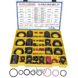 BUSY-CORNER 4C-4782 Seal O-Ring Kit, Nitrile 90, Hydraulic Hose Fitting Orings