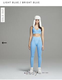 Beyonce Adidas x Ivy Park Icy Park Mesh Monogram Outfit Light Blue Size X-Small
