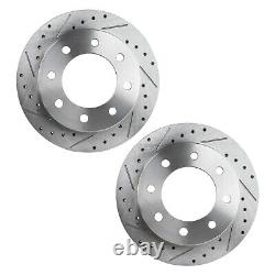 Brake Disc and Pad Kit For 2003-2005 Chevrolet Express 2500 Front and Rear