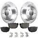 Brake Disc And Pad Kit New For 240 Nissan 240sx 1994-1998