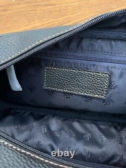 Brooks Brothers Travel Kit Shaving Bag Toiletry Case Dopp Kit Brown Leather