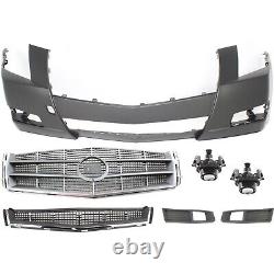 Bumper Face Bar Grilles Front Coupe Sedan for Cadillac CTS 2008-2011