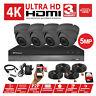 Cctv 4k 1080p Hd 5mp Night Vision Outdoor Dvr Home Business Security System Kit