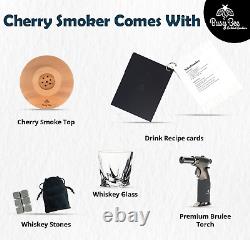Cherry Cocktail Smoker Kit with Torch Bourbon Smoker Kit Whiskey Smoker Kit