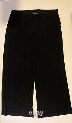 Chico's Travelers 3X 3 Piece Outfit Black Wide Leg Pants Slinky Tanks NWOT Lot