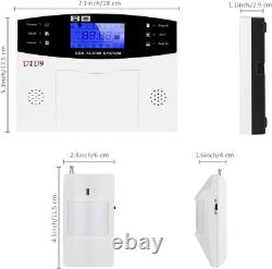 D1D9 Home Burglar Alarm System 23 Pcs Kit Wireless DIY GSM Auto Dialer