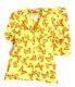 Escada Margaretha Ley 36 Yelow Butterfly Silk Suit Outfit 2 Piece Skirt Jacket