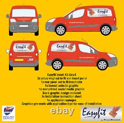 Easyfit Insert Kit Small Van Diy Fit Easy Application Signs Decals Business