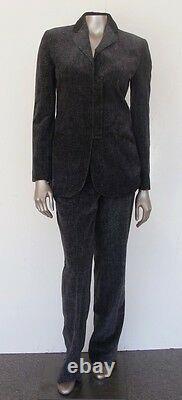 Emporio Armaninwt$950italycareervelour Pants/blazer Suit Outfitsmall (4-6)