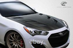 FOR 13-16 Hyundai Genesis Coupe 2DR Carbon Fiber DriTech AM-S Hood 112951