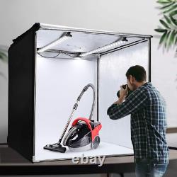 FOSITAN Light Tent Lightbox 32/80cm Portable Photo Studio Box Kit with 2 LED 16