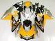 Fit For 2008-2010 Gsxr600 Gsxr750 Yellow Silver Black Abs Injection Fairing Kit