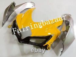 Fit for 2008-2010 GSXR600 GSXR750 Yellow Silver Black ABS Injection Fairing Kit