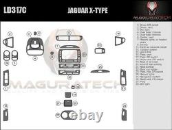 Fits Jaguar X-Type 2002-2008 Auto Trans With Navigation Wood Dash Trim Kit