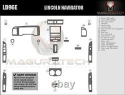 Fits Lincoln Navigator 2007-2014 4WD With Navigation Basic Wood Dash Trim Kit