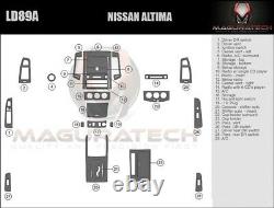 Fits Nissan Altima 2005-2006 Auto Trans NO Navigation Large Wood Dash Trim Kit