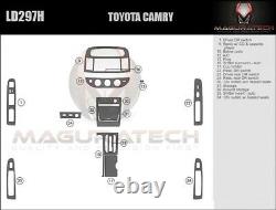 Fits Toyota Camry 2005-2006 NO Navigation Basic Premium Wood Dash Trim Kit