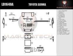 Fits Toyota Sienna 2011-2014 Large Premium Wood Dash Trim Kit