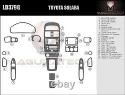 Fits Toyota Solara 2000-2003 Large Premium Wood Dash Trim Kit