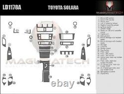 Fits Toyota Solara 2004-2006 Large Premium Wood Dash Trim Kit