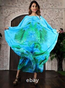 Floral Print Women kaftan designer kaftan for sale caftan outfit Silk Dress
