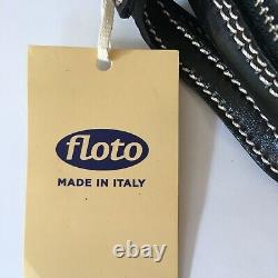 Floto Positano Italian Leather Travel Dopp Shave Kit Bag Made in Italy NEW