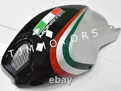 For Ducati Monster 696 796 1100 Black Silver ABS Injection Mold Bodywork Fairing