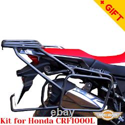 For Honda CRF1000L Africa Twin Crash bars Rack luggage System CRF1000 L Kit, Gift
