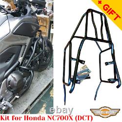 For Honda NC700X Luggage rack system NC700X DCT Engine Guard Kit NC700XD, Bonus