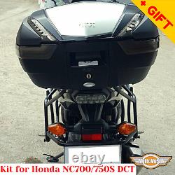 For Honda NC750S DCT Crash bars NC 700 S DCT Rack luggage system Kit NC 750 SD