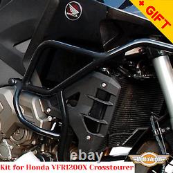 For Honda VFR1200X Crosstourer Engine guard Rack luggage system Kit Crash bars